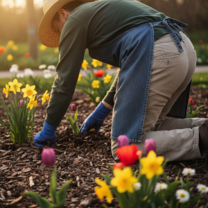 Spring yard work back pain prevention Holland MI